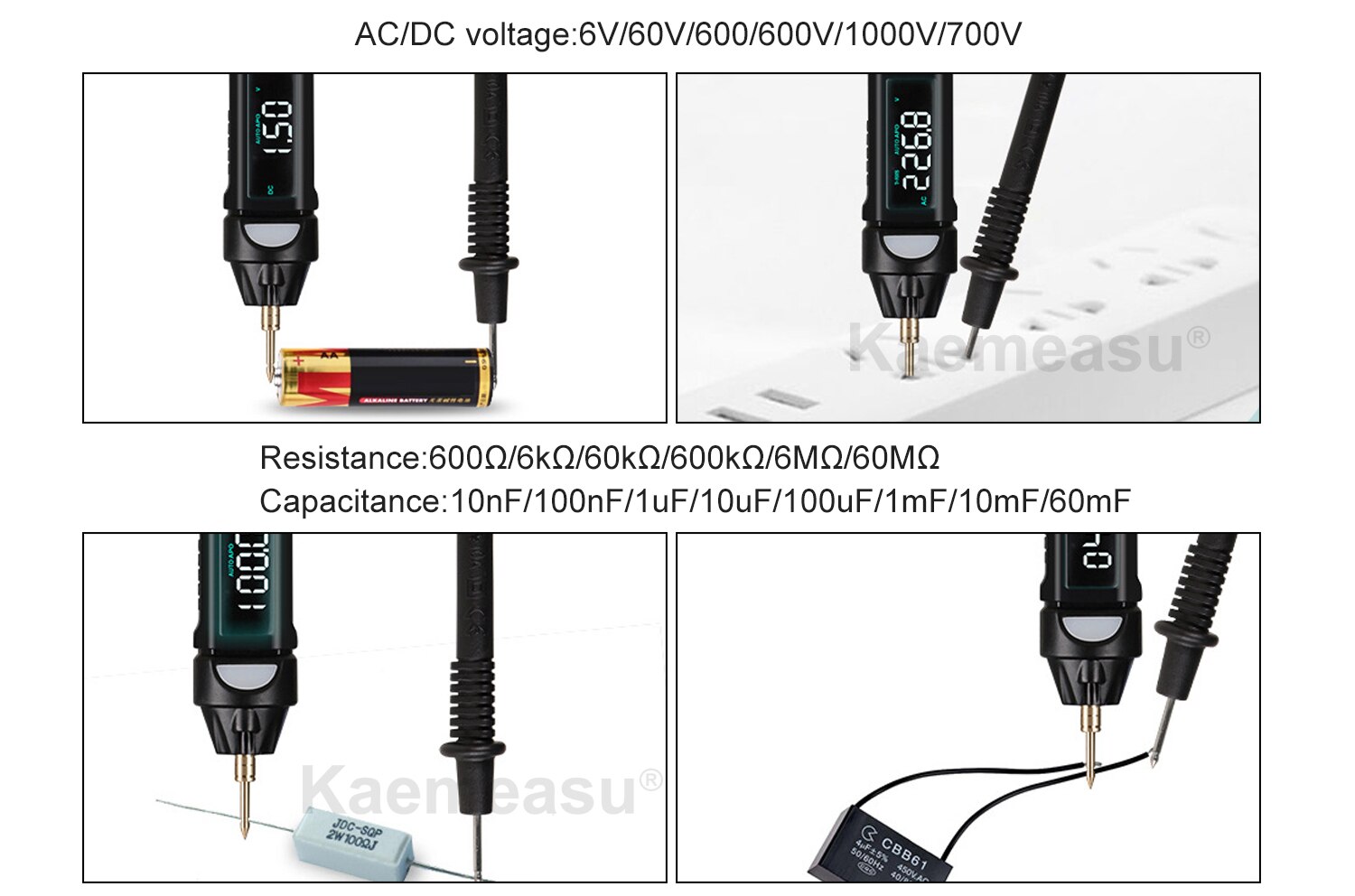 KM-DM07A KM-DM07B Pen Type Smart Mini Digital Multimeter