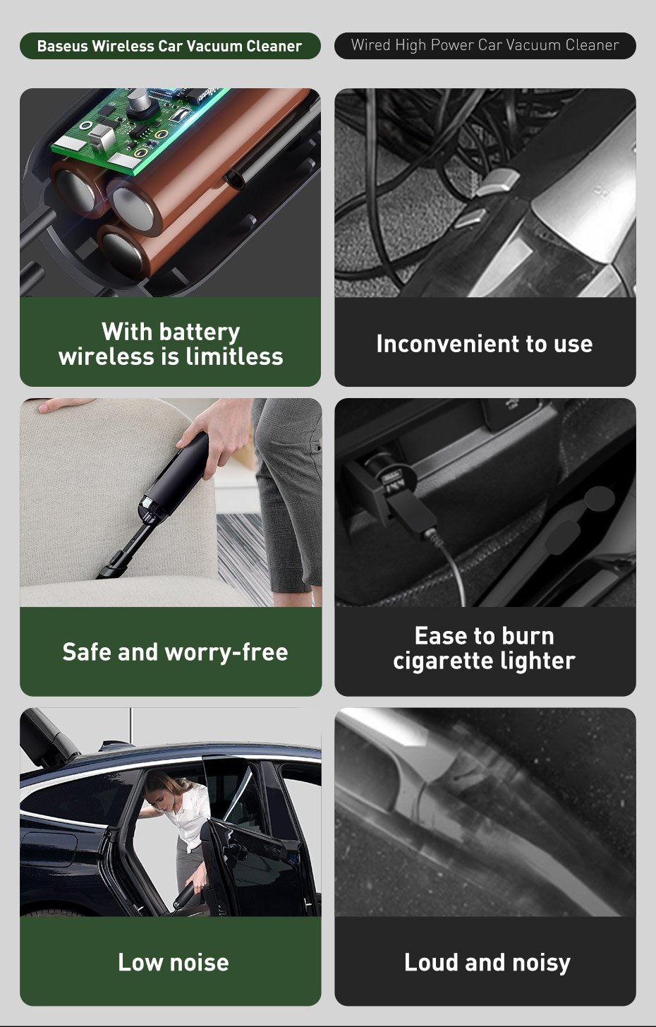 Portable Car Vacuum Cleaner 