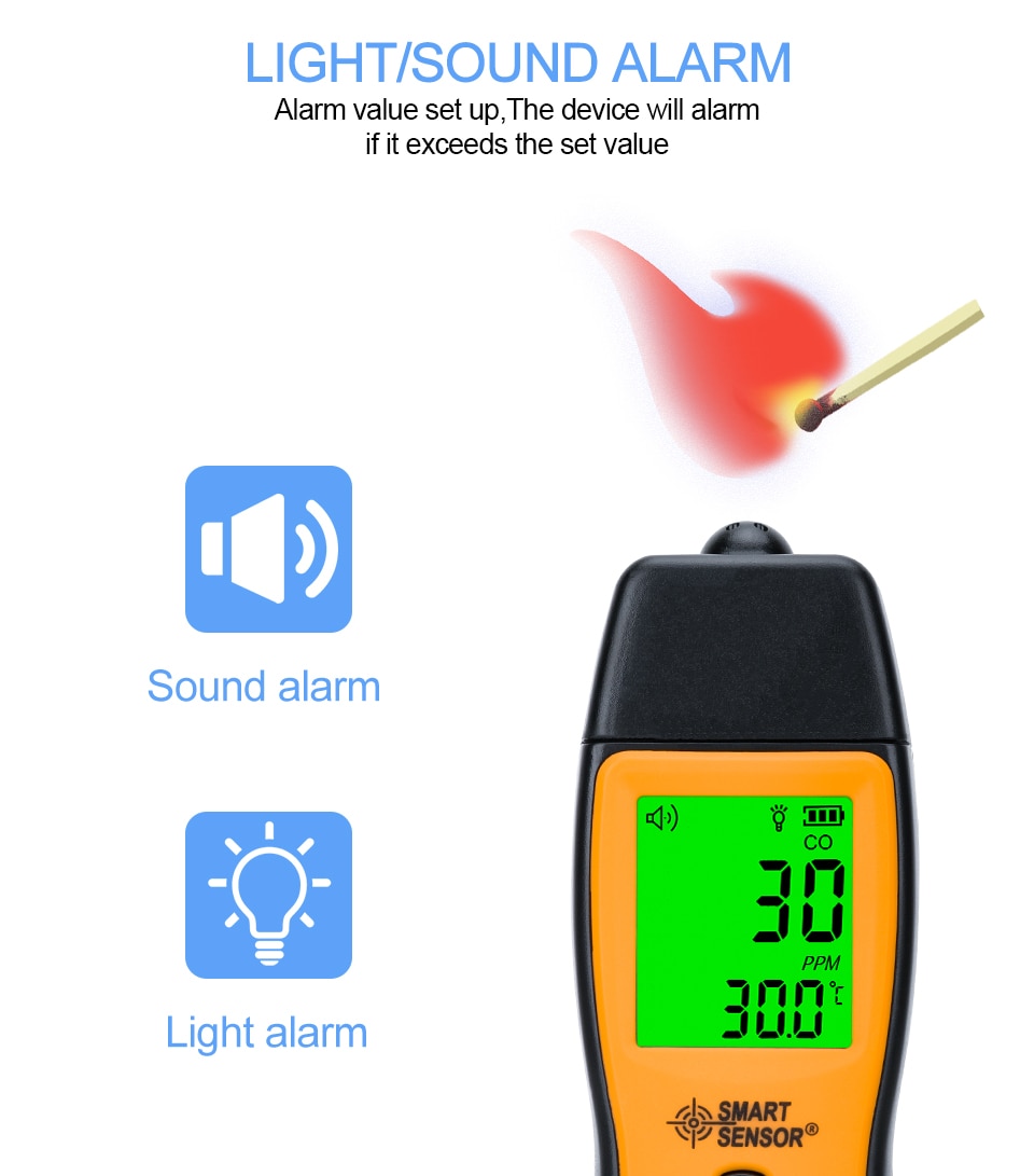 AS8700A Portable Carbon Monoxide Meter