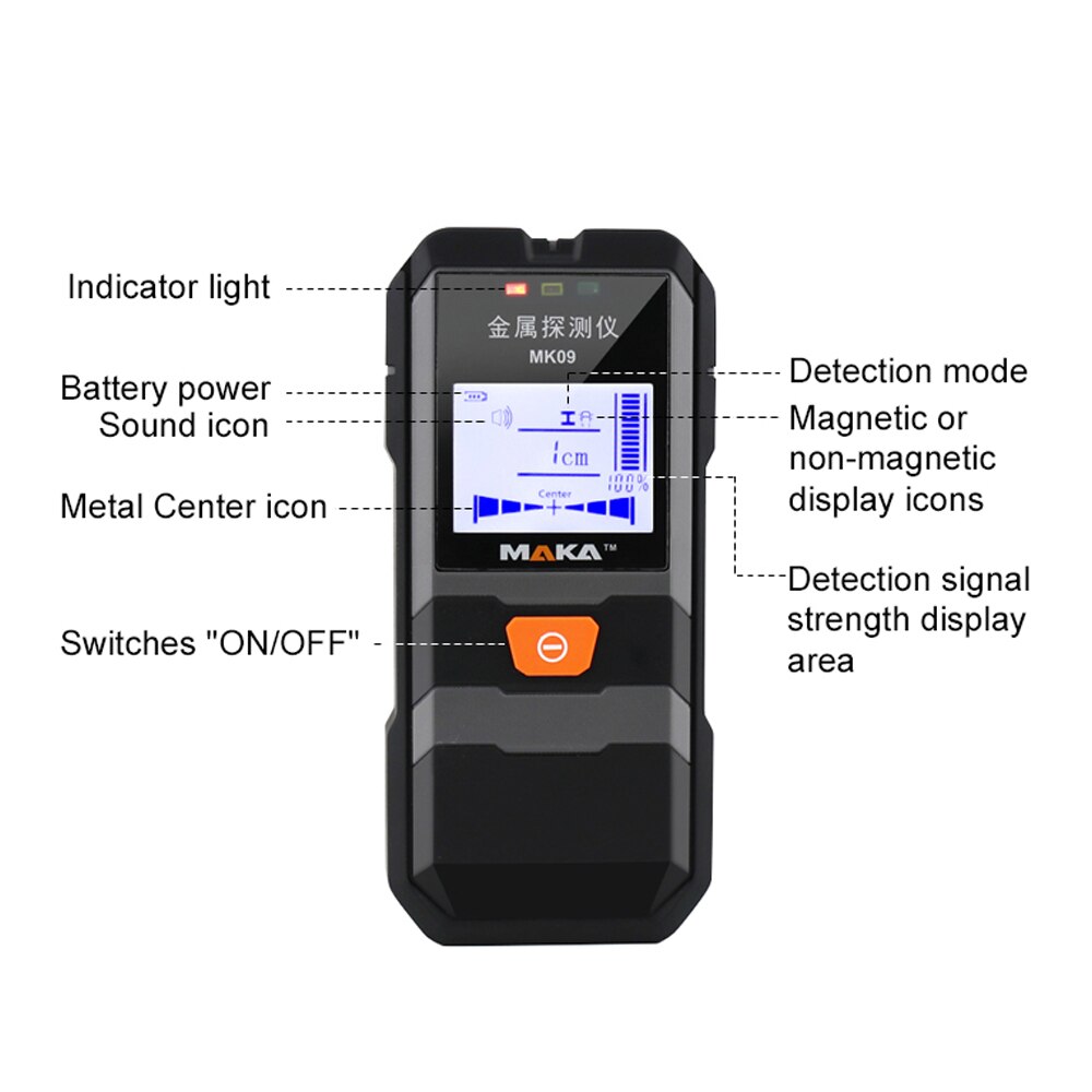 MK09 High Accuracy Portable LCD Backlight Display Infrar