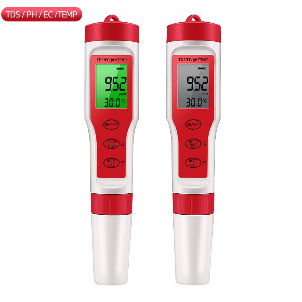 Professional 4 in 1 PH/TDS/EC/Temperature Meter