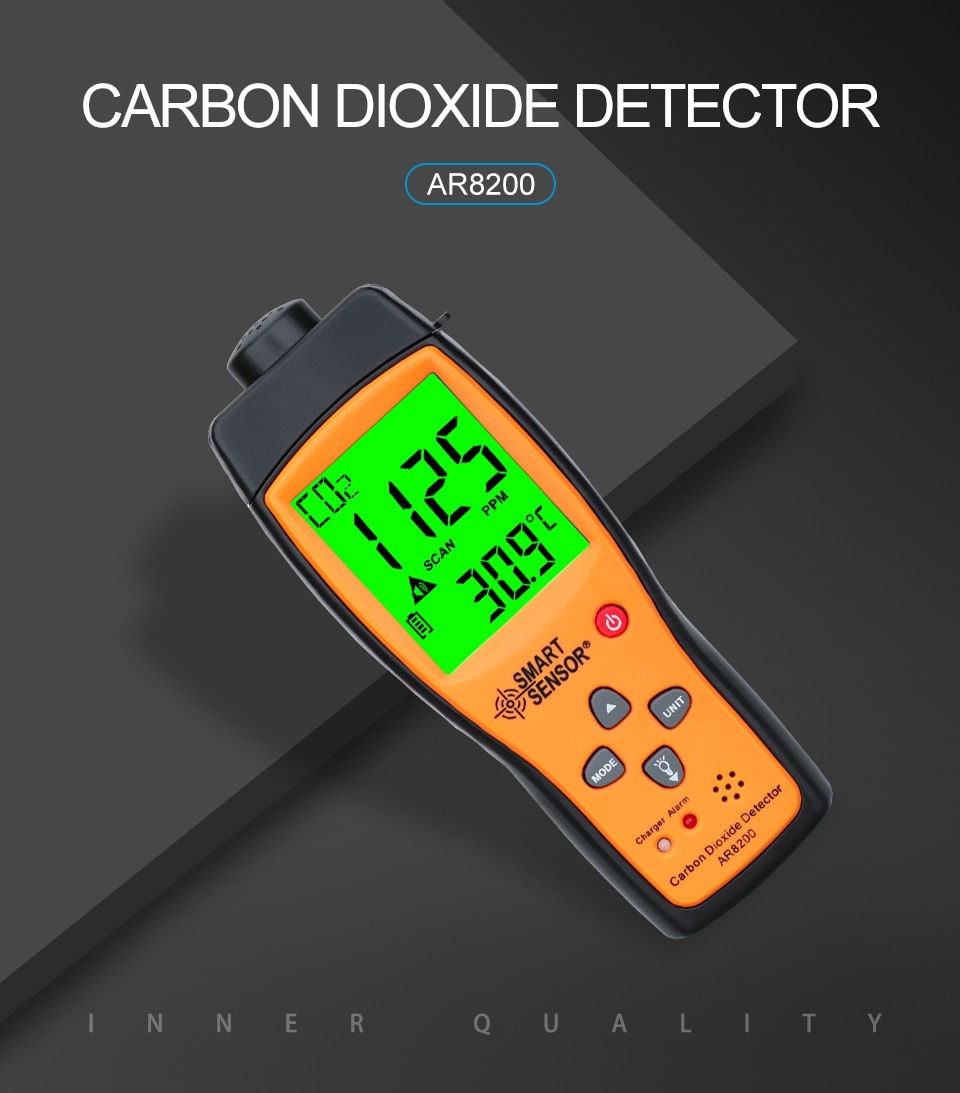 AR8200 Professional Carbon Dioxide Detector CO2 Meter