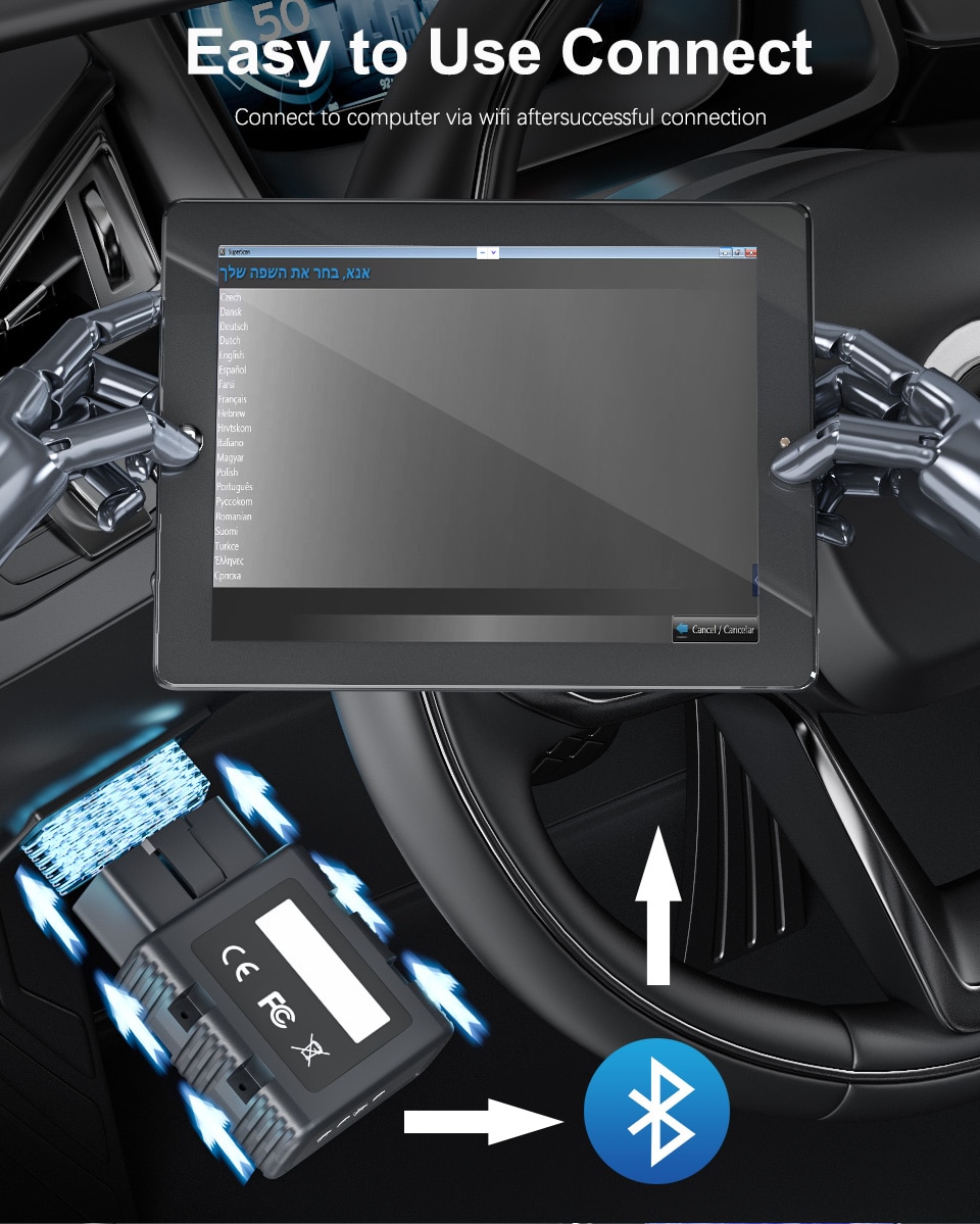 PSA-COM BT Interface OBD2 Diagnostic&Programming 