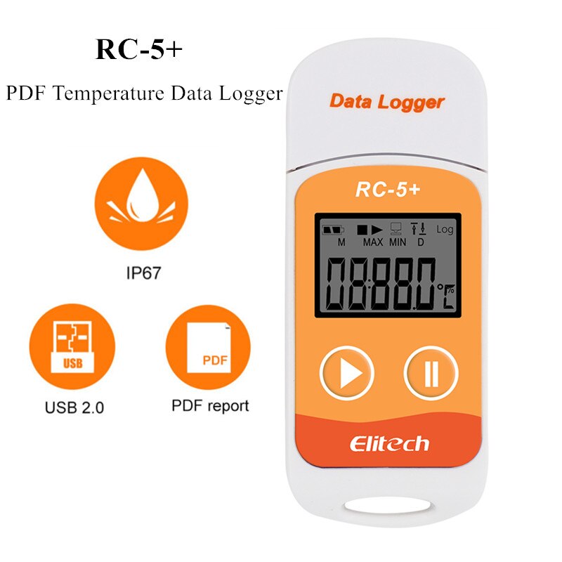 RC-5+ PDF Temperature Data Logger 