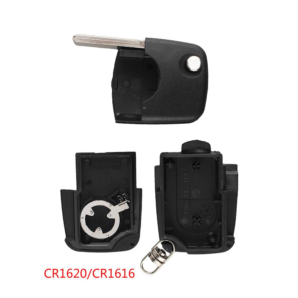 Small CR1620 Battery Flip Folding 3+1 4 Button Remote Ke