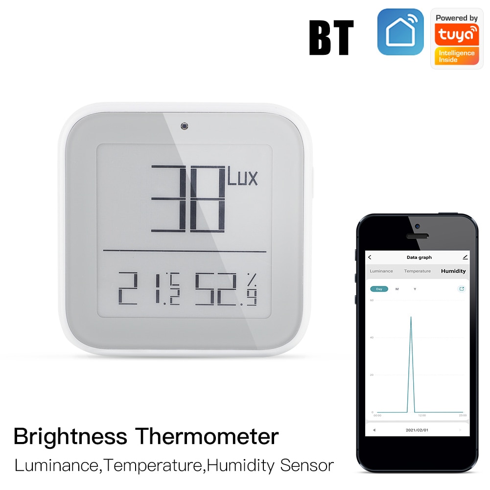 WIFI/ZigBee/BT Tuya Smart Temperature and Humidity Senso