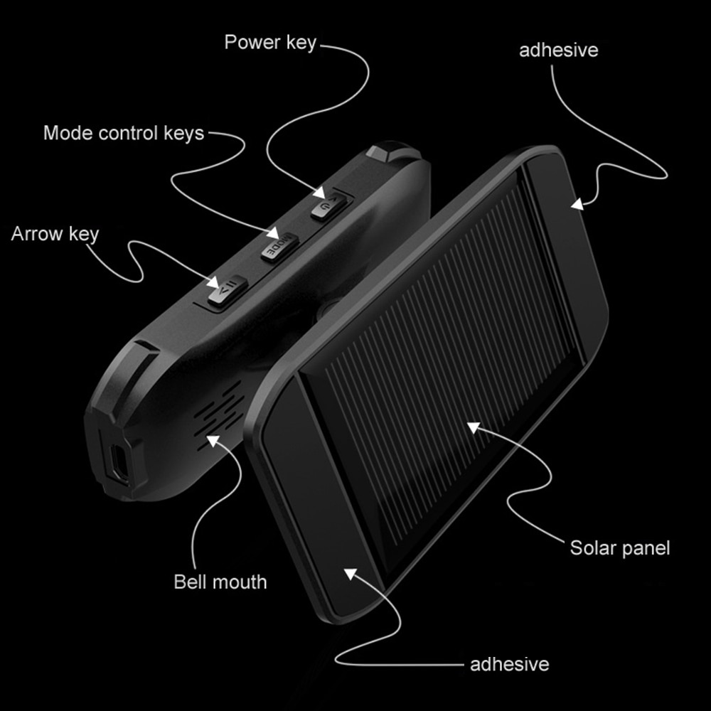 Solar TPMS Tire Pressure Monitoring System Temperature W