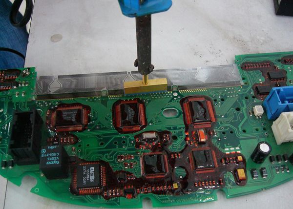 soldering header connector
