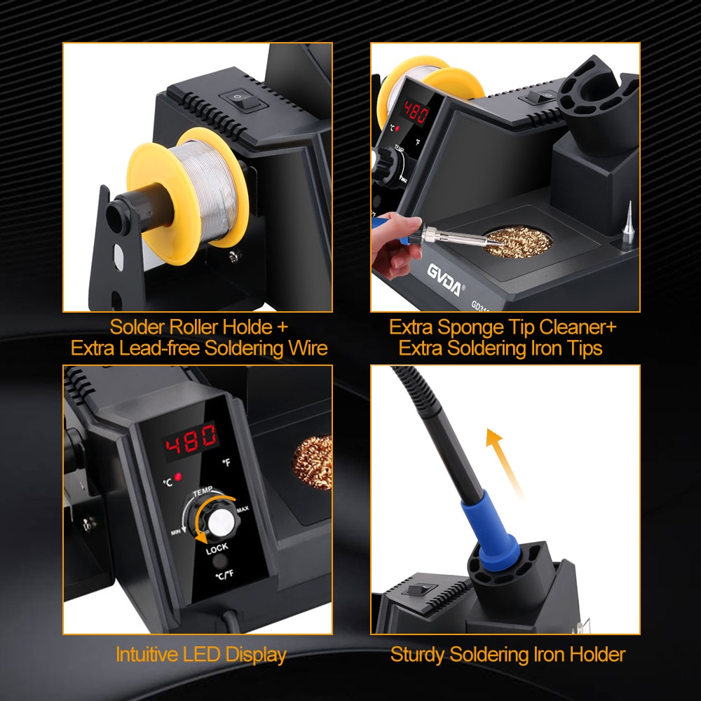 Soldering Station 3S Rapid Heating Soldering Iron Kit We