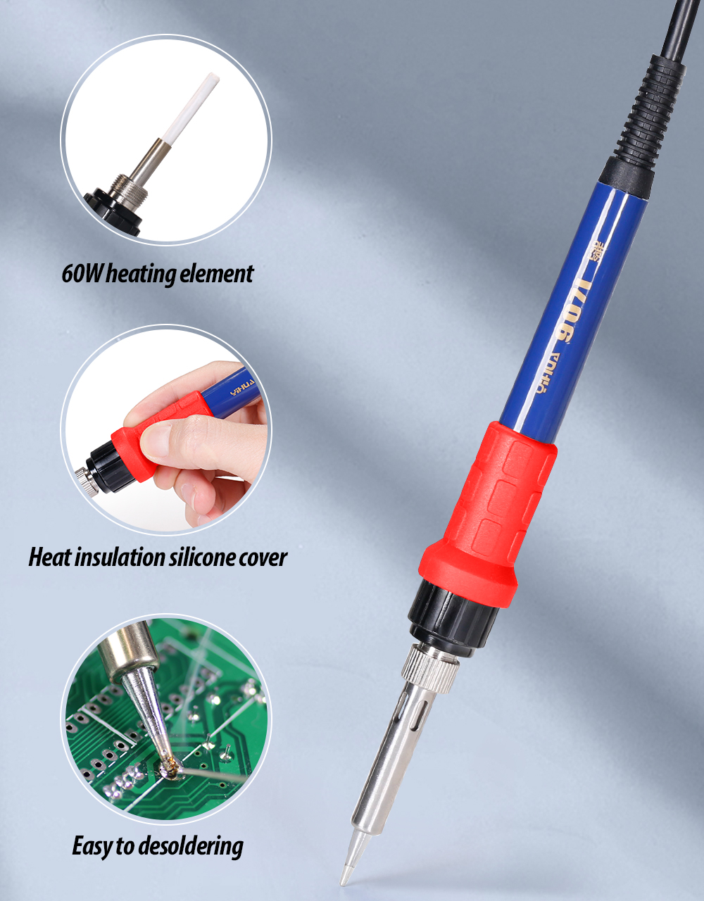 YIHUA 995D/995D+ SMD Soldering Station Quick Heat Hot Ai