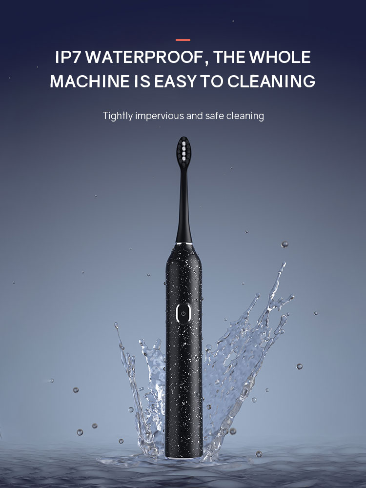 Smart Ultrasonic Sonic Electric Toothbrush IPX7 Waterpoo