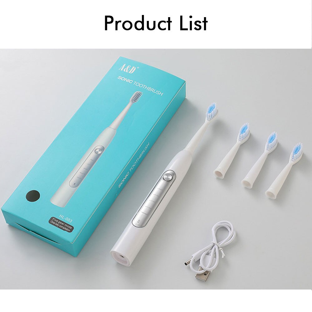 Sonic Electric Toothbrush Ultrasonic Automatic Smart Too