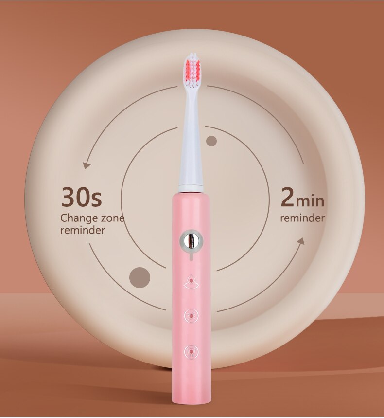 Sonic Electric Toothbrush Ultrasonic Automatic Smart Too