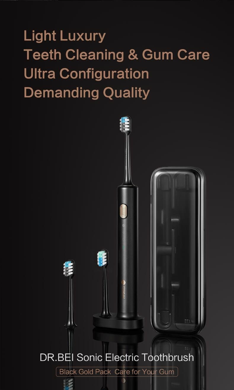 Sonic Electric Toothbrush Soft Hair Adult Rechargeable E