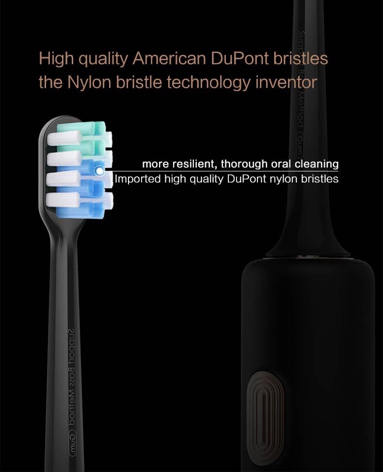 Sonic Electric Toothbrush Soft Hair Adult Rechargeable E