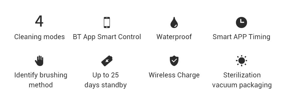 1-SOOCAS X3 SOOCARE Sonic Electric Toothbrush Xiaomi Automatic Ultrasonic Waterproof Tooth brush Rechargeable smart brush adult BT