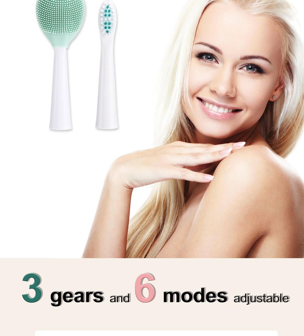 3 Modes Sonic Electric Toothbrush Toothbrush and Cleansi