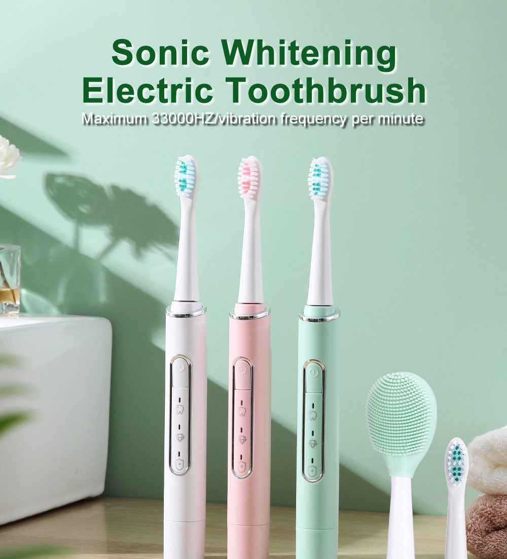 3 Modes Sonic Electric Toothbrush Toothbrush and Cleansi