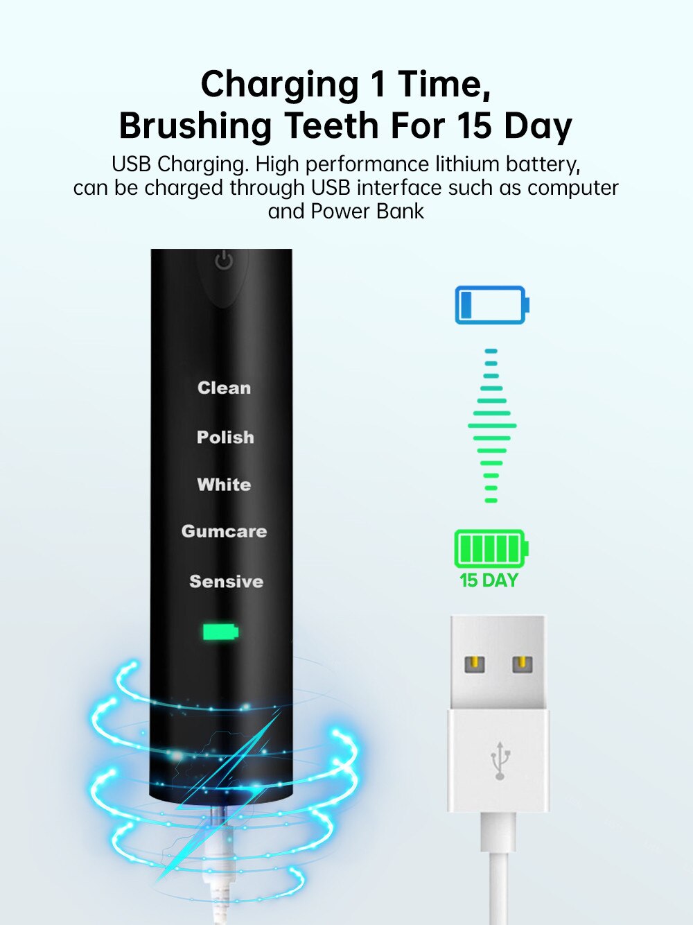 new sonic toothbrush kid electr electric toothbrush adul