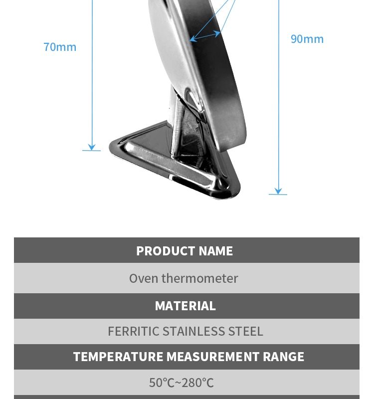 Stainless Steel BBQ Thermometer