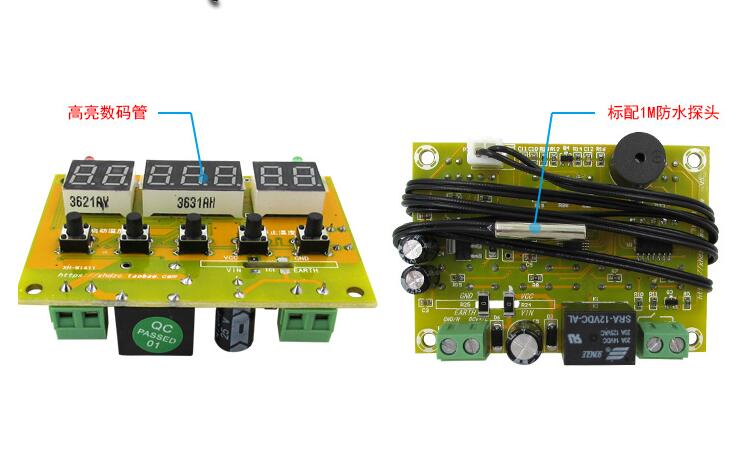 XH-W1411 DC12V 220V heat cool temp thermostat control sw