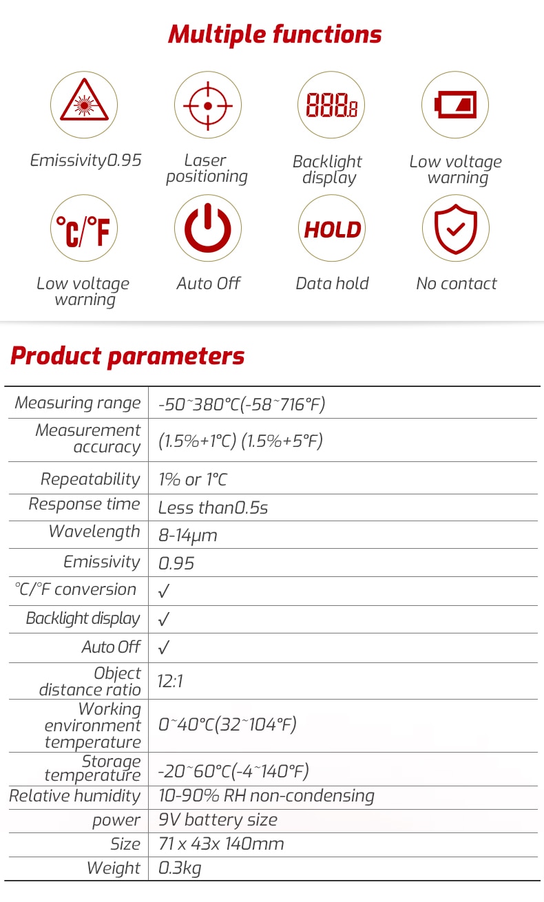 TA600A  Infrared Thermometer