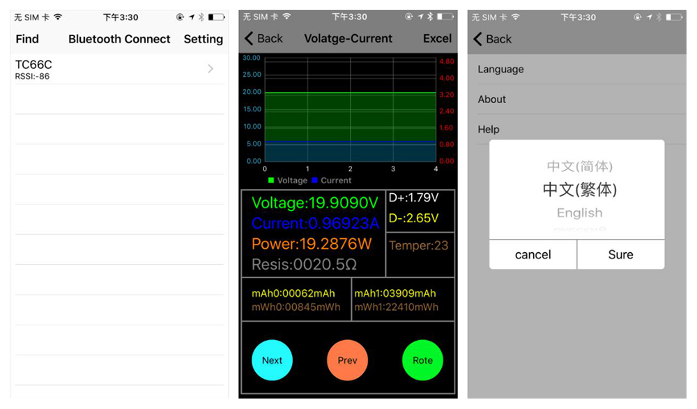 TC66/TC66C  Type-C PD trigger  USB-C Voltmeter