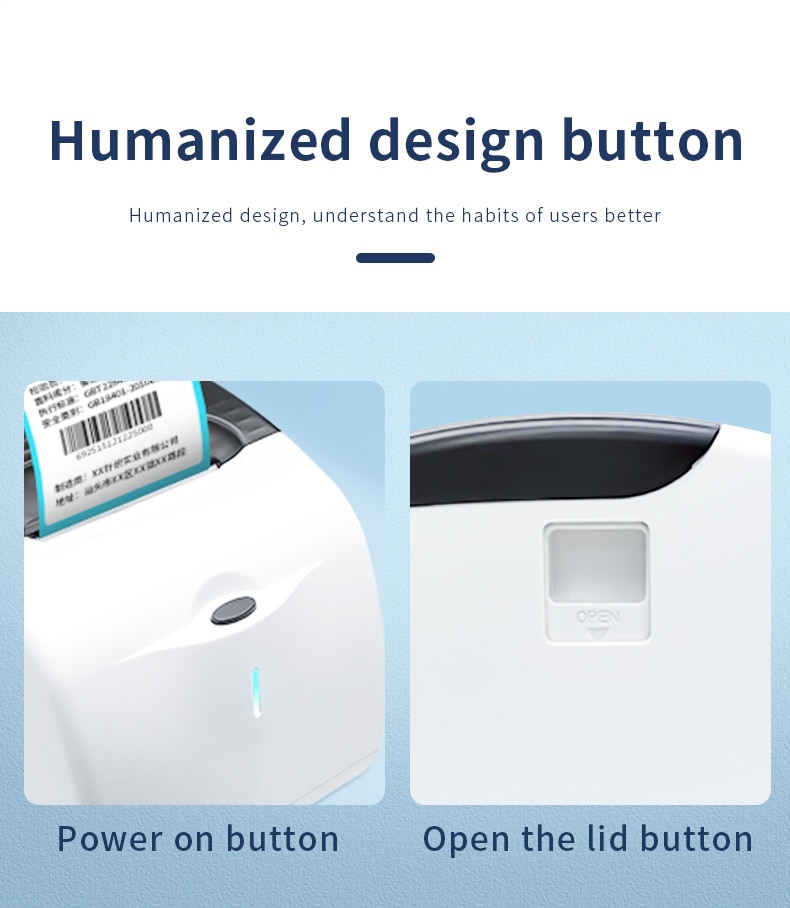 MHT-L58G Bluetooth 58mm USB Thermal Multi Receipt Label 