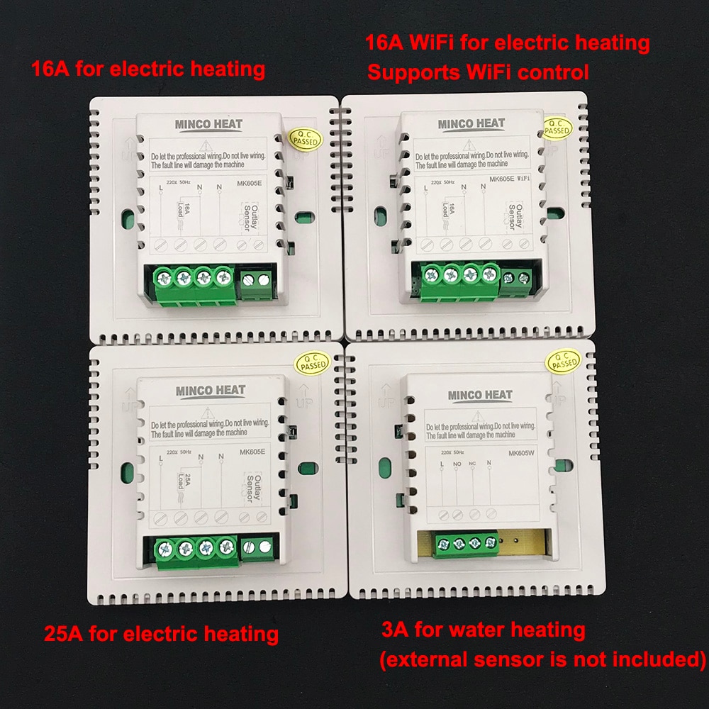 Big Promotion 220V 16A LCD Programmable WiFi Floor 