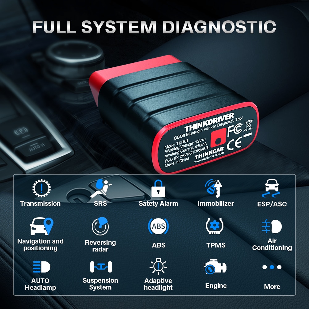 THINKCAR THINKDRIVER OBD2 Automotive Scanner