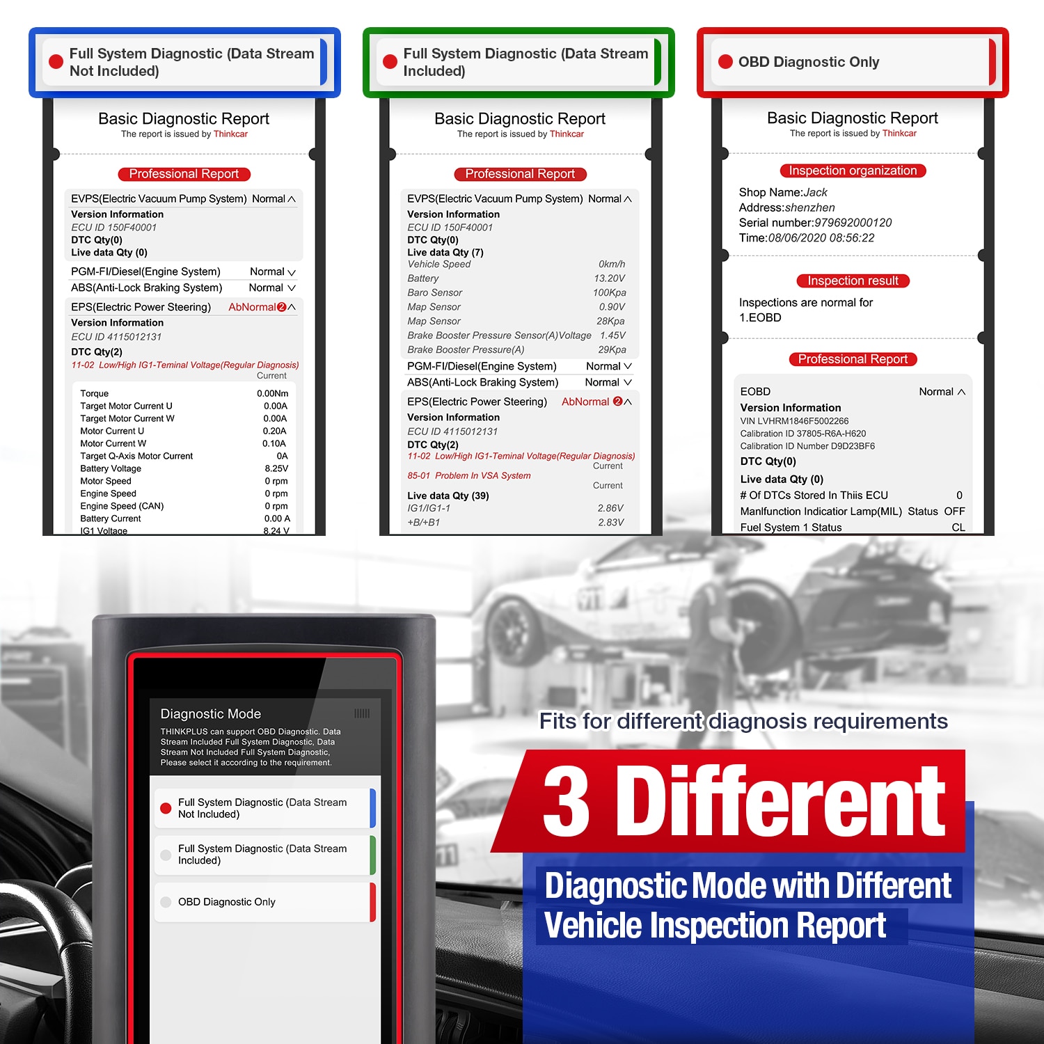 Thinkcar Thinkplus Full system OBD2 Scanner