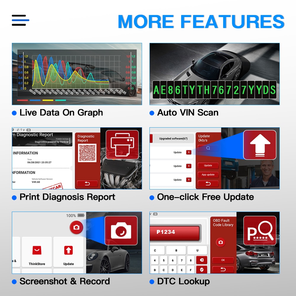 Thinkcar Thinkscan Plus S6 OBD2 Automotive Tool