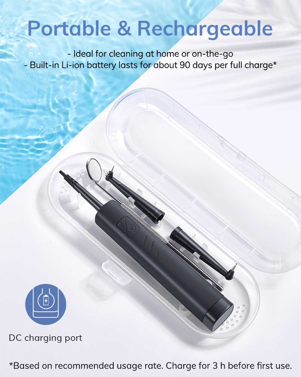 Tooth Calculus Remover Electric Sonic Dental Scale