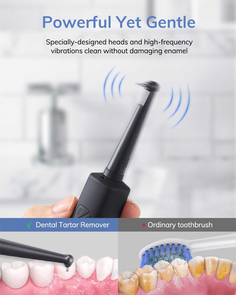 Tooth Calculus Remover Electric Sonic Dental Scale