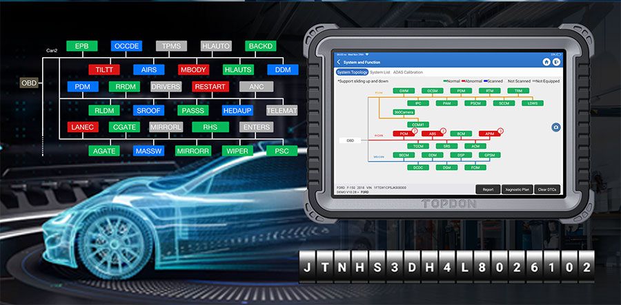 TOPDON Phoenix Plus Integrated Diagnostic Tool