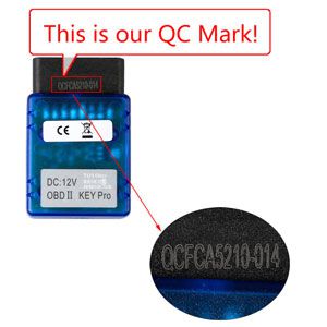 TOYO Key OBD II OBD2 Key Pro qc mark