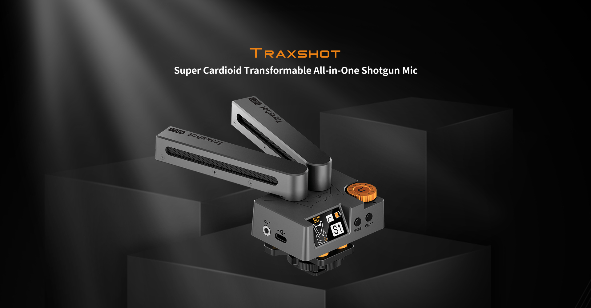 Traxshot Super Cardioid Transformable All-in-One Mono/St