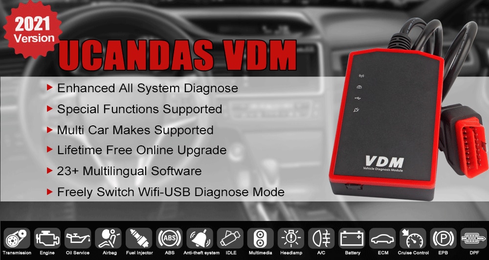 VDM WIFI OBD2 Scanner