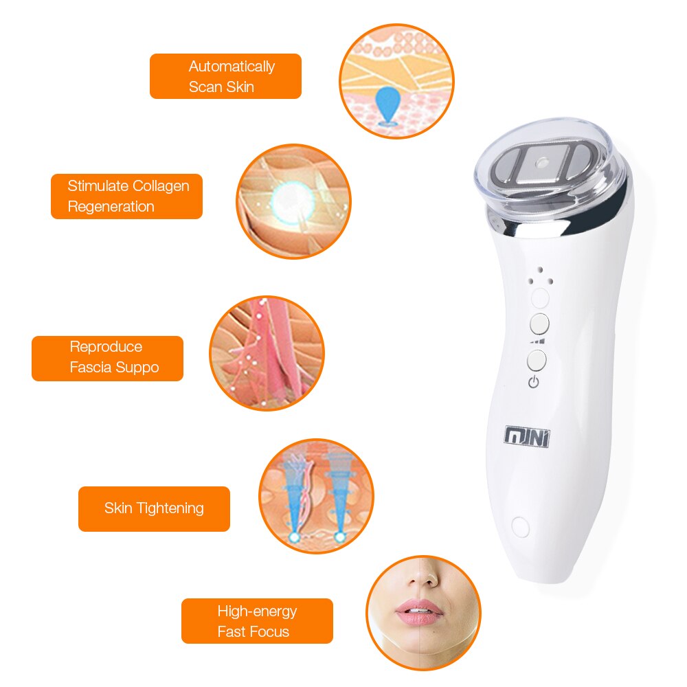 Ultrasonic Mini Bipolar Hifu RF Radio Frequency Massager