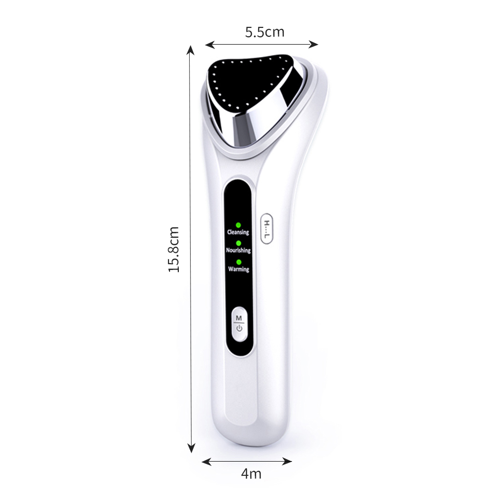 New Ultrasonic Warm Ion Importing Beauty Massager 