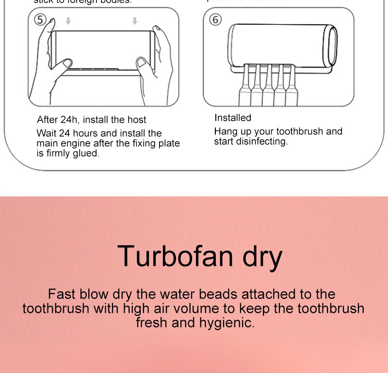 UV Electric Toothbrush Sterilizer 