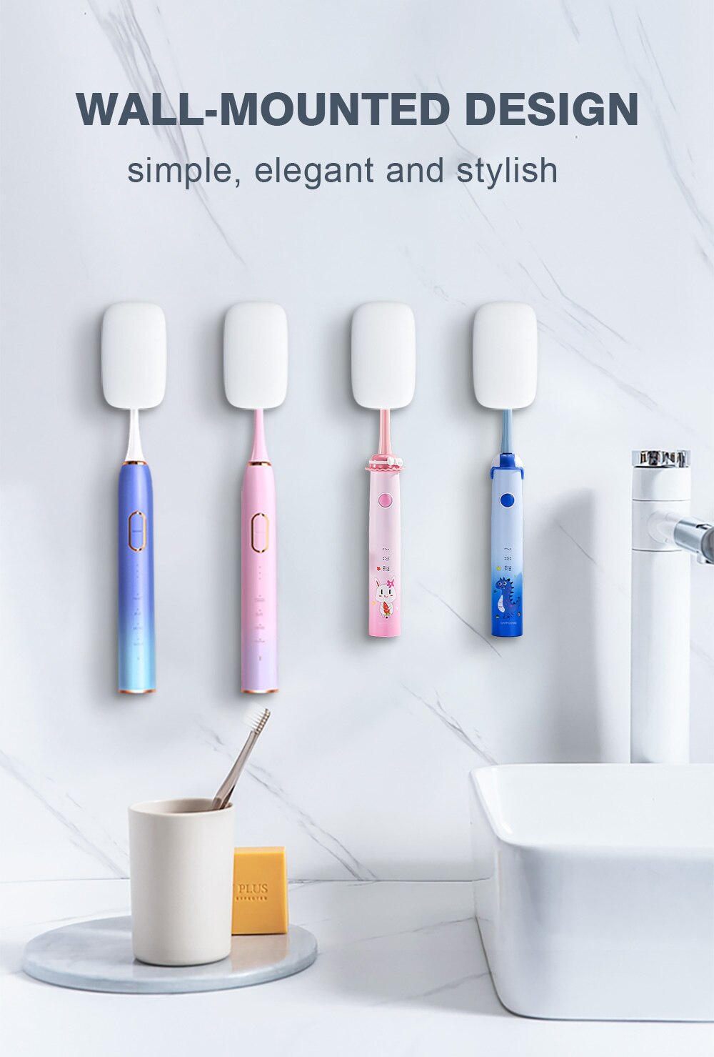 MINI UV Light Toothbrush Holder 