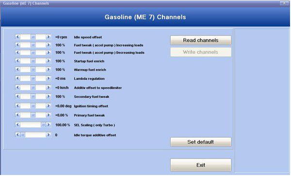 VAG dash CAN V5.17 Vasoline ME 7 Channels