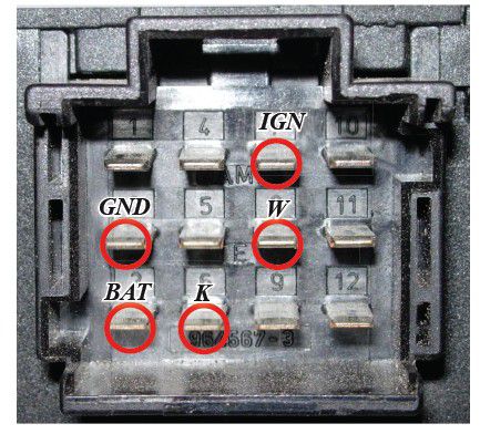 VAG IMMO Emulator cable connection