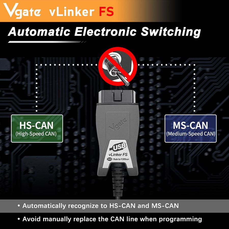 Vgate vLinker FS ELM327 For Ford FORScan