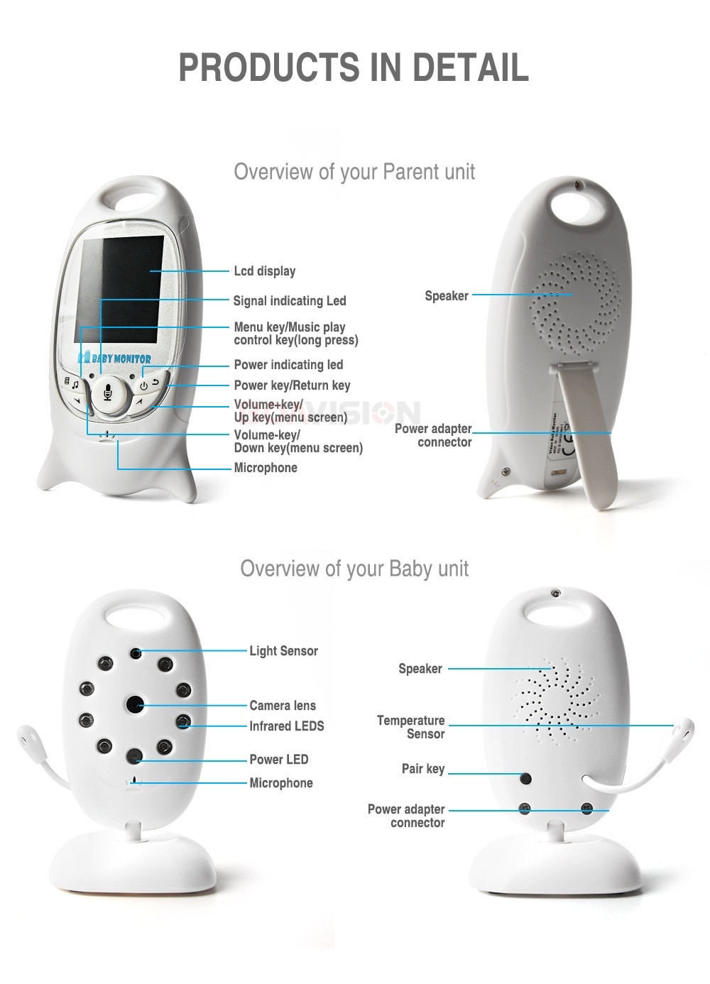 VB601 Video Baby Monitor 