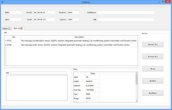 VBOX BMW SCANNER USING INSTRUCTION