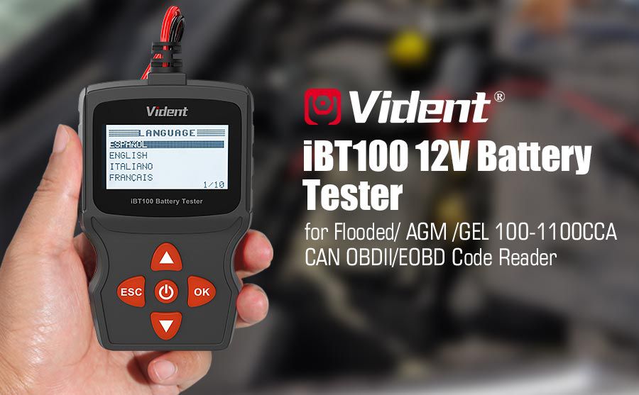 Vident iBT100 12V Battery Analyzer