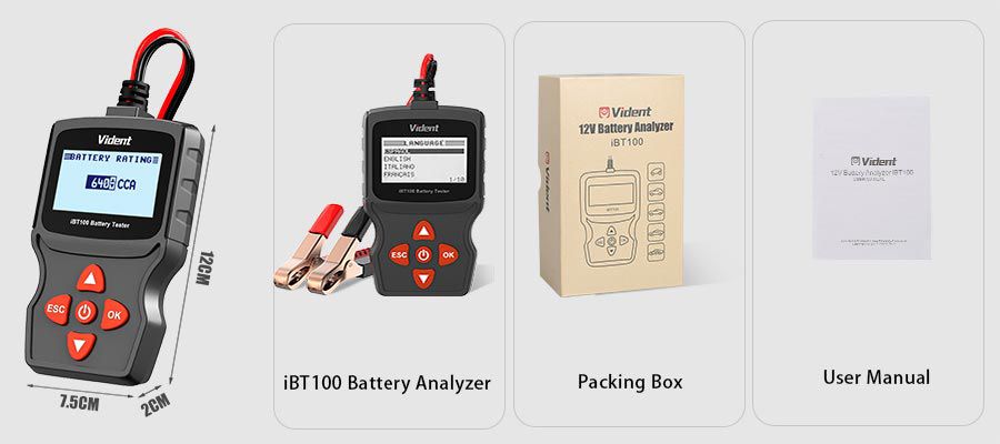 Vident iBT100 Battery Analyzer