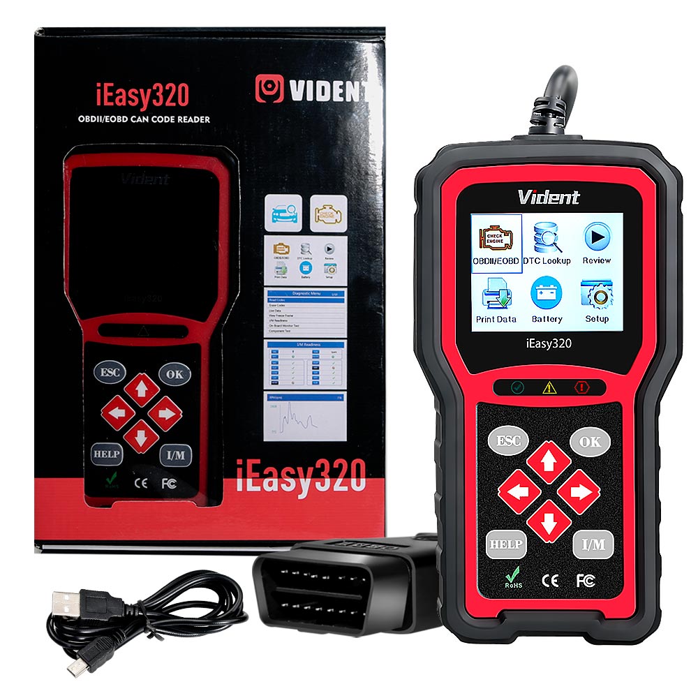 VIDENT iEasy320 OBDII/EOBD+CAN Code Reader